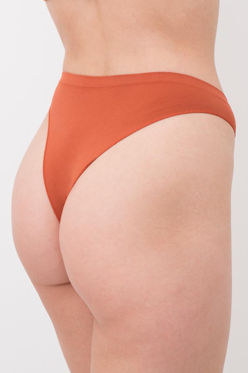 Бесшовные трусики бразилиана 1009644 Brasilian Briefs Color burnt sienna