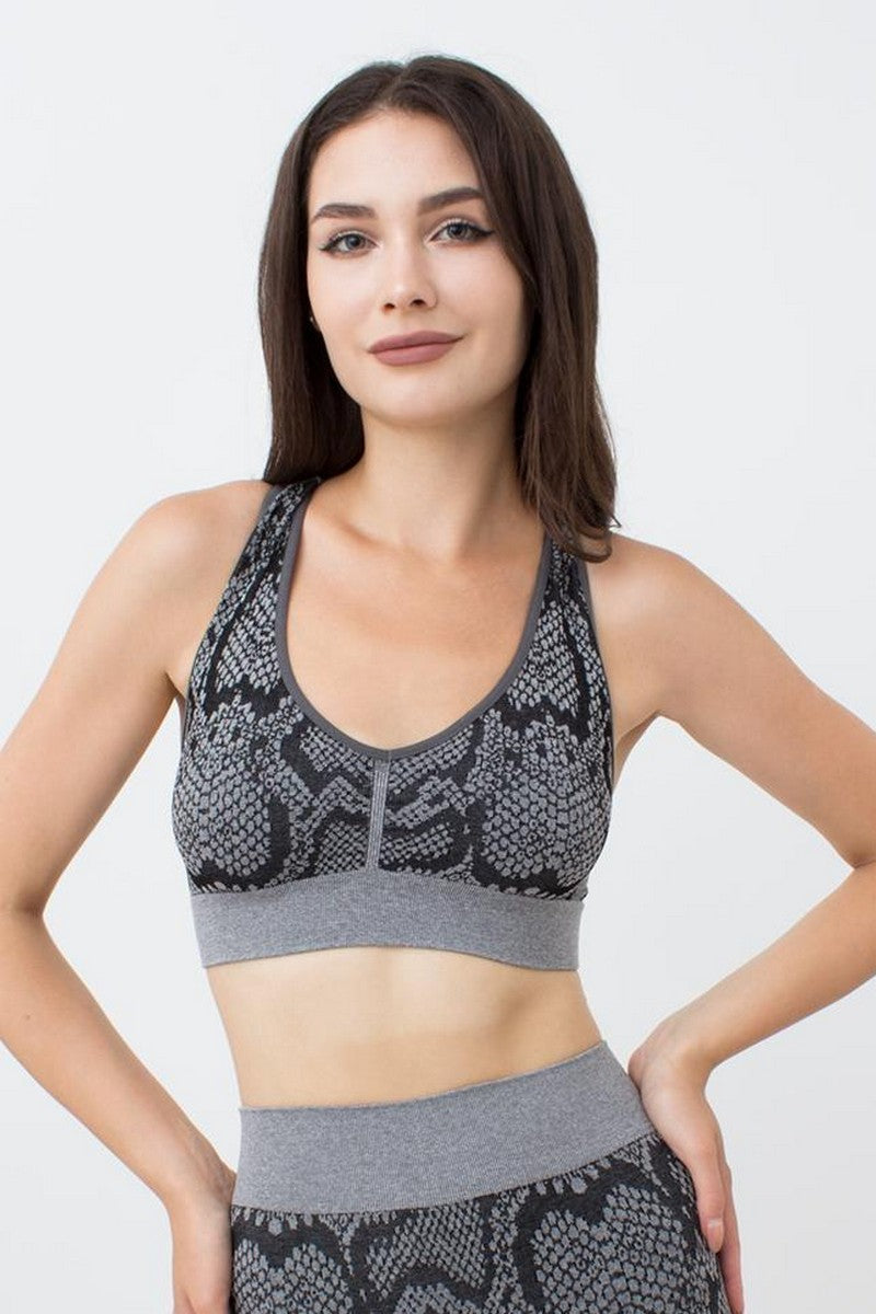 Топ из микрофибры 1011008 Animal Melange 02 poppy seed