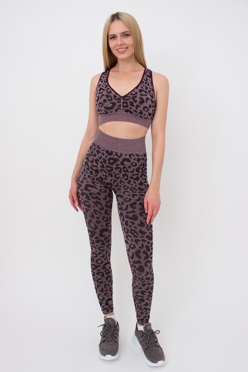 Топ из микрофибры 1011015 Animal Melange 03 marsala