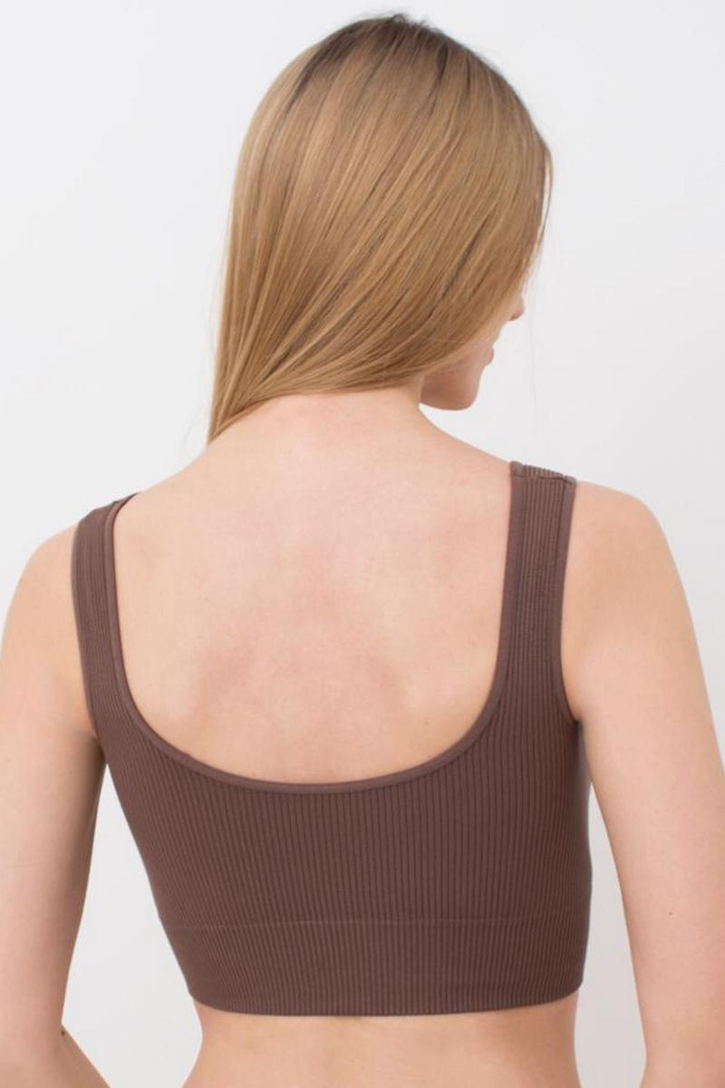 Топ в рубчик 1011066 Top Rib deep taupe