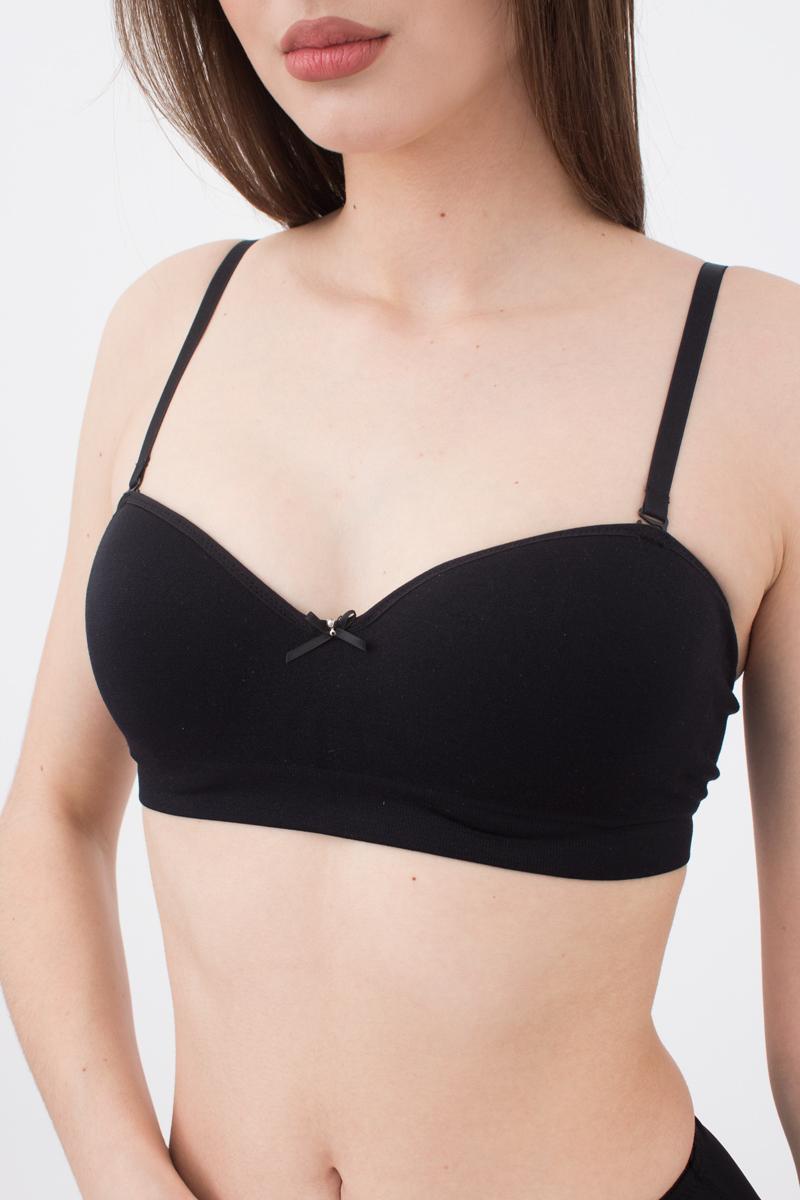Бесшовный бюстгальтер из микрофибры Amanda UP-00000969 black