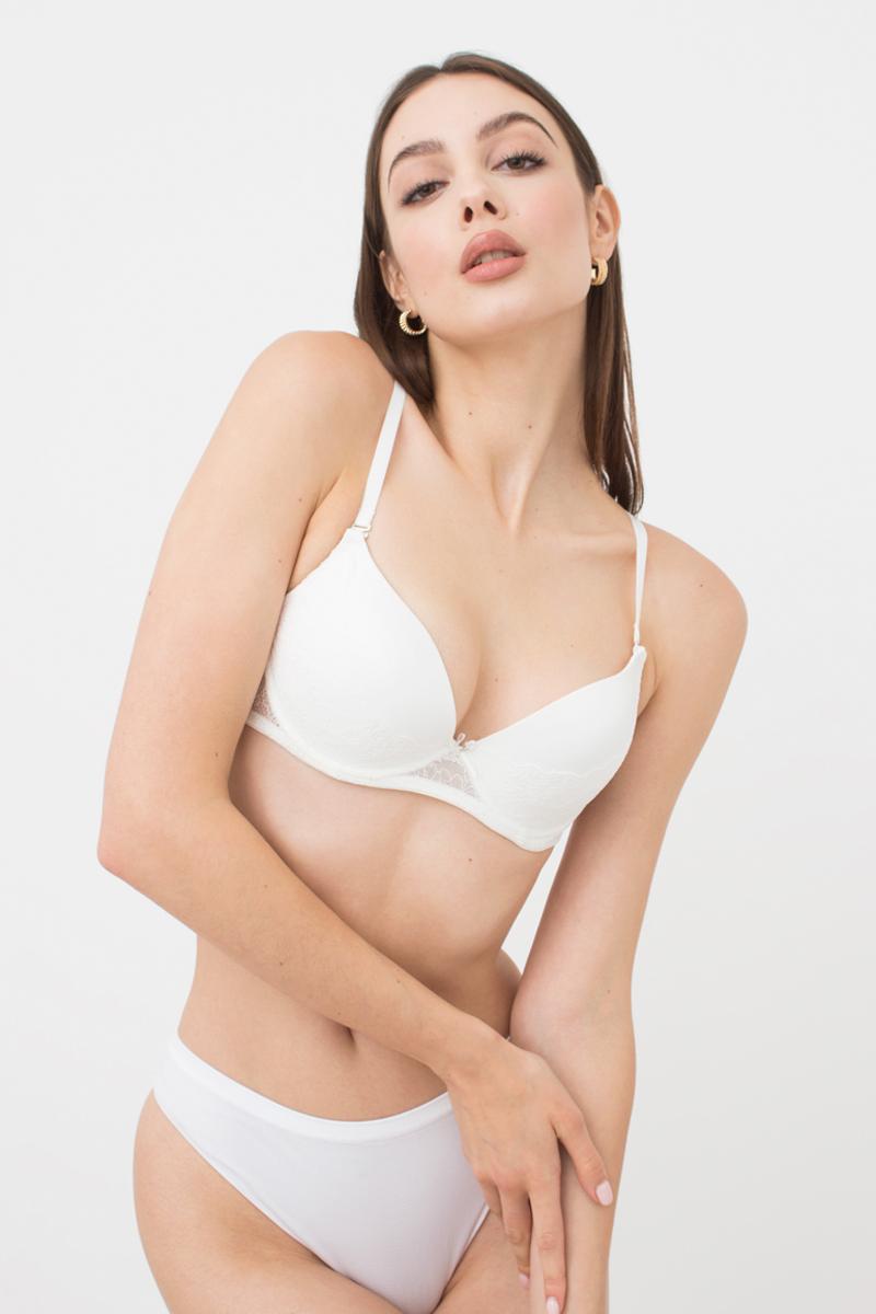 Кружевной бюстгальтер push-up Laura UP-00001750 whisper white