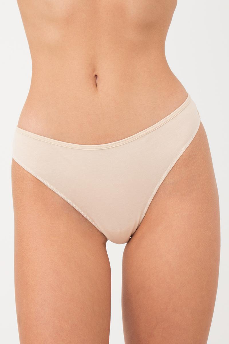 Хлопковые трусики бразилиана Leila UP-00000542 beige