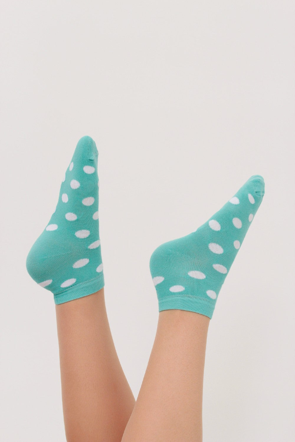 Набор носков с принтом WS2 Set 7 (5 шт.) white/pastel turquoise