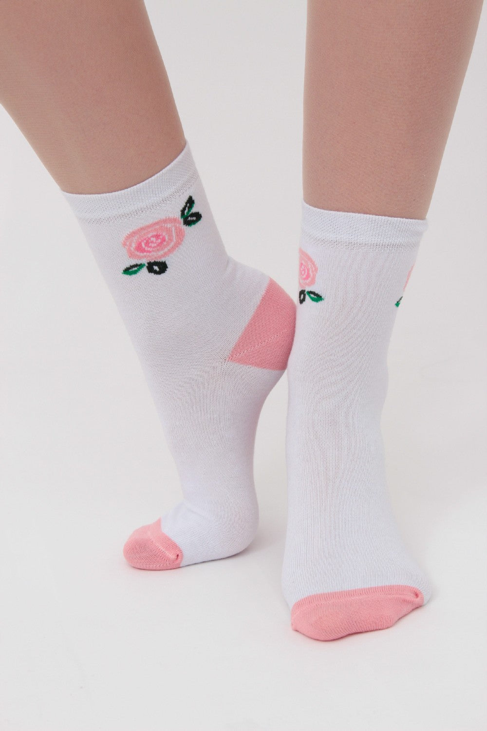 Набор носков с принтом WS2 Set 8 (5 шт.) black/white/geranium