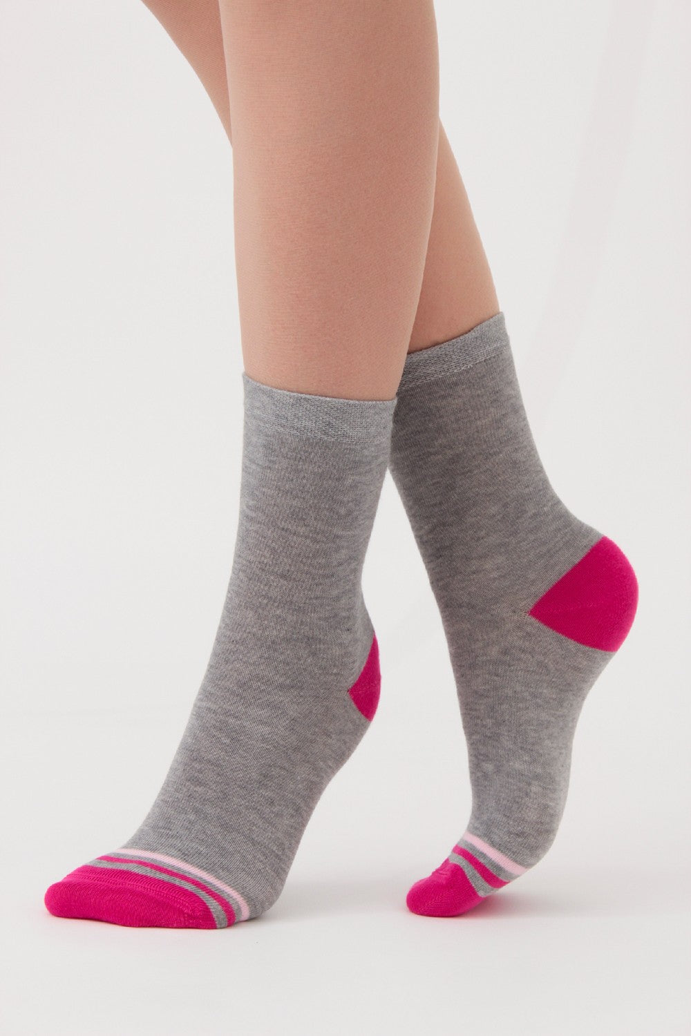 Набор носков с принтом WS2 Set 9 (5 шт.) white/silver/iron/silver melange