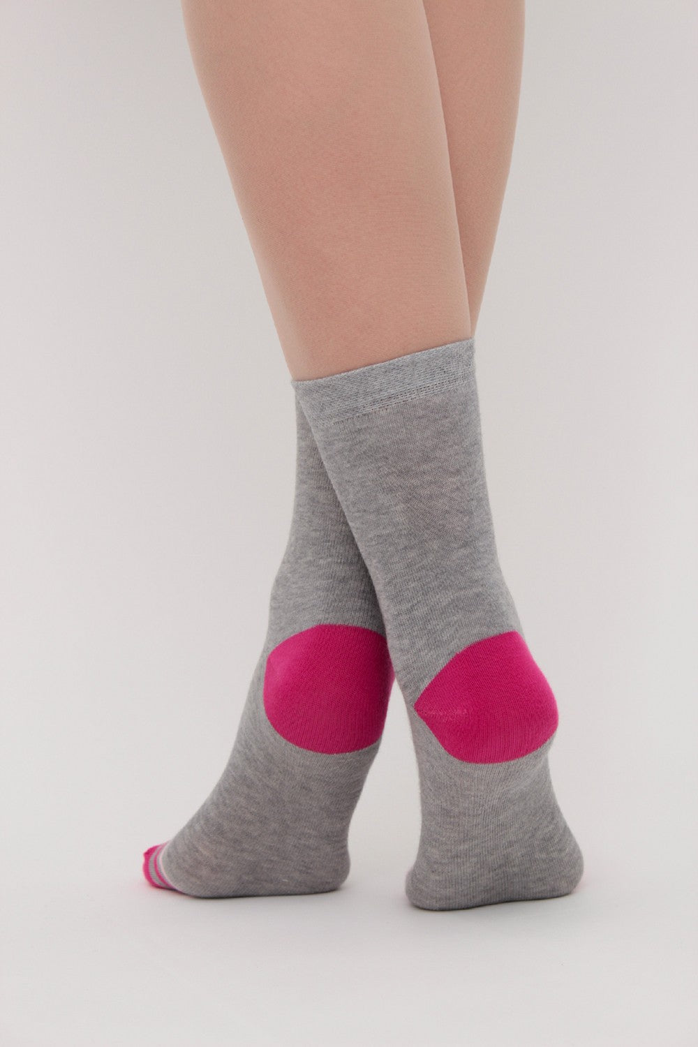 Набор носков с принтом WS2 Set 9 (5 шт.) white/silver/iron/silver melange