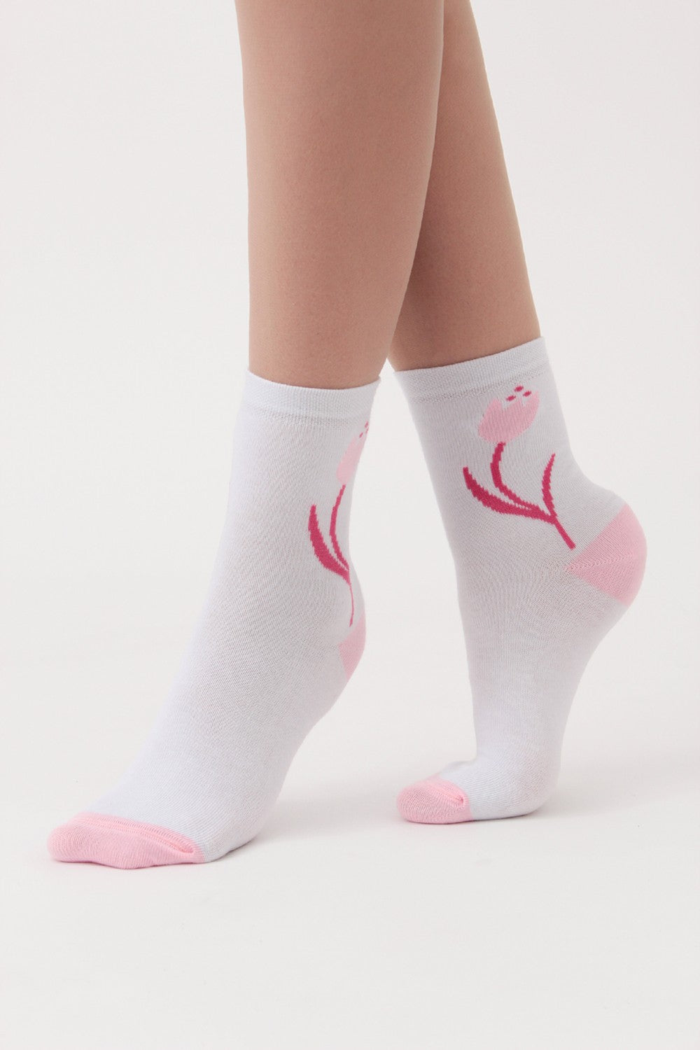 Набор носков с принтом WS2 Set 9 (5 шт.) white/silver/iron/silver melange