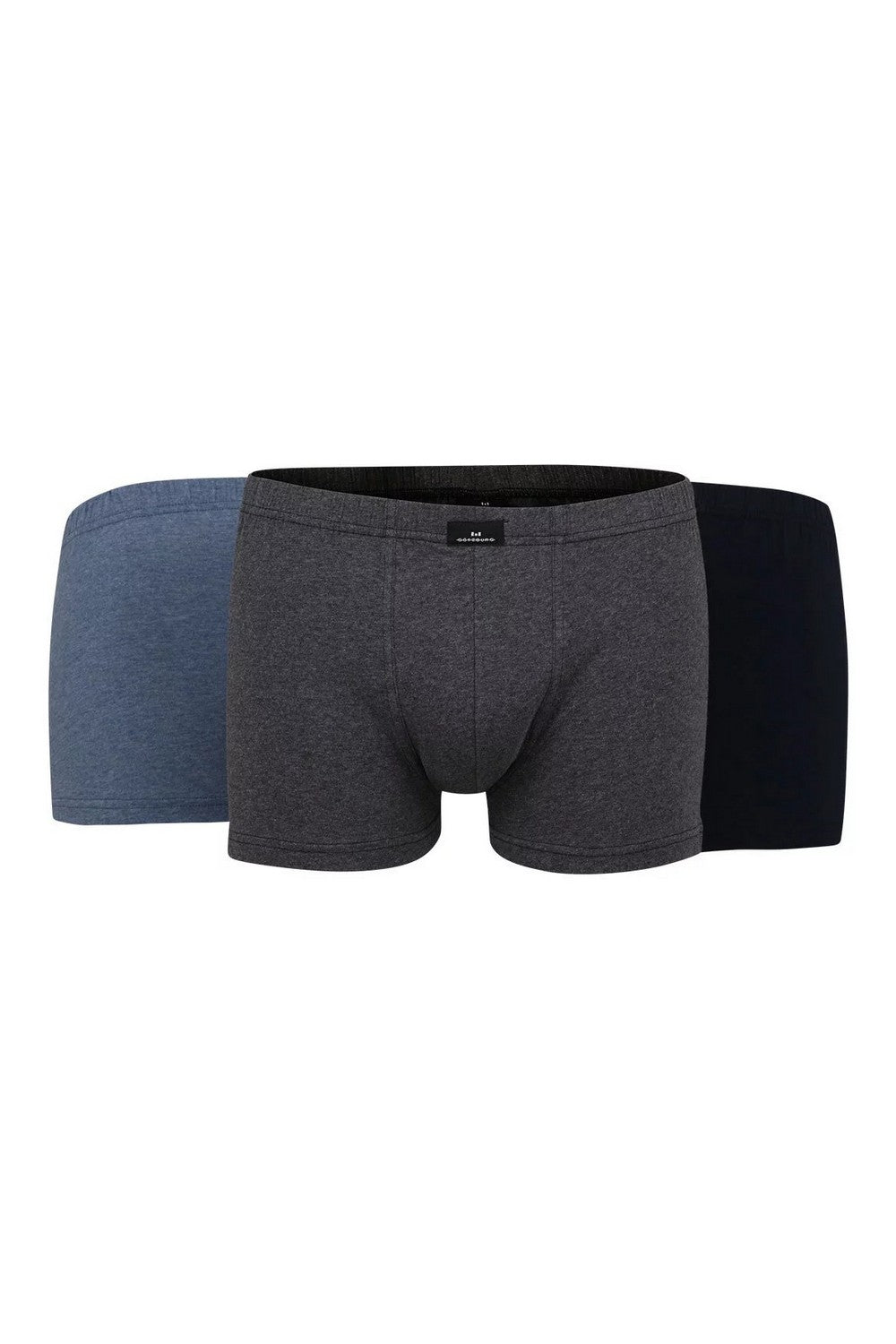 Мужские трусы шорты 740922 NOS 631 (3 шт.) blue/dark/melange