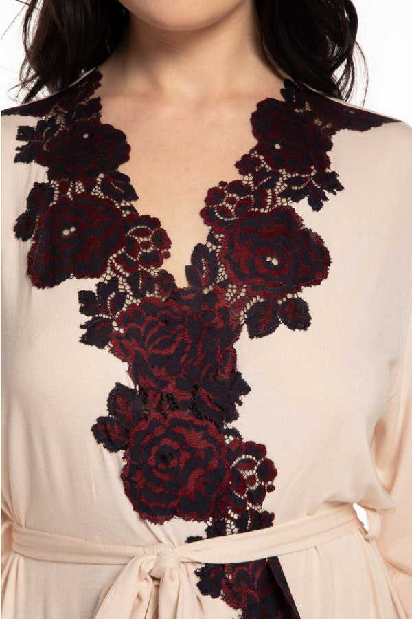 Халат из бамбука 03144 beige