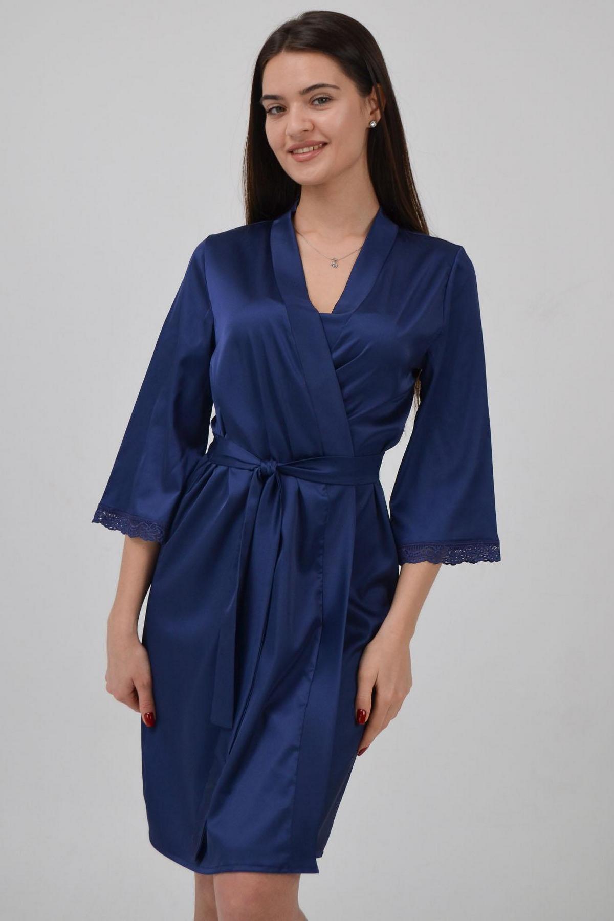 Атласный халат 1563/65021