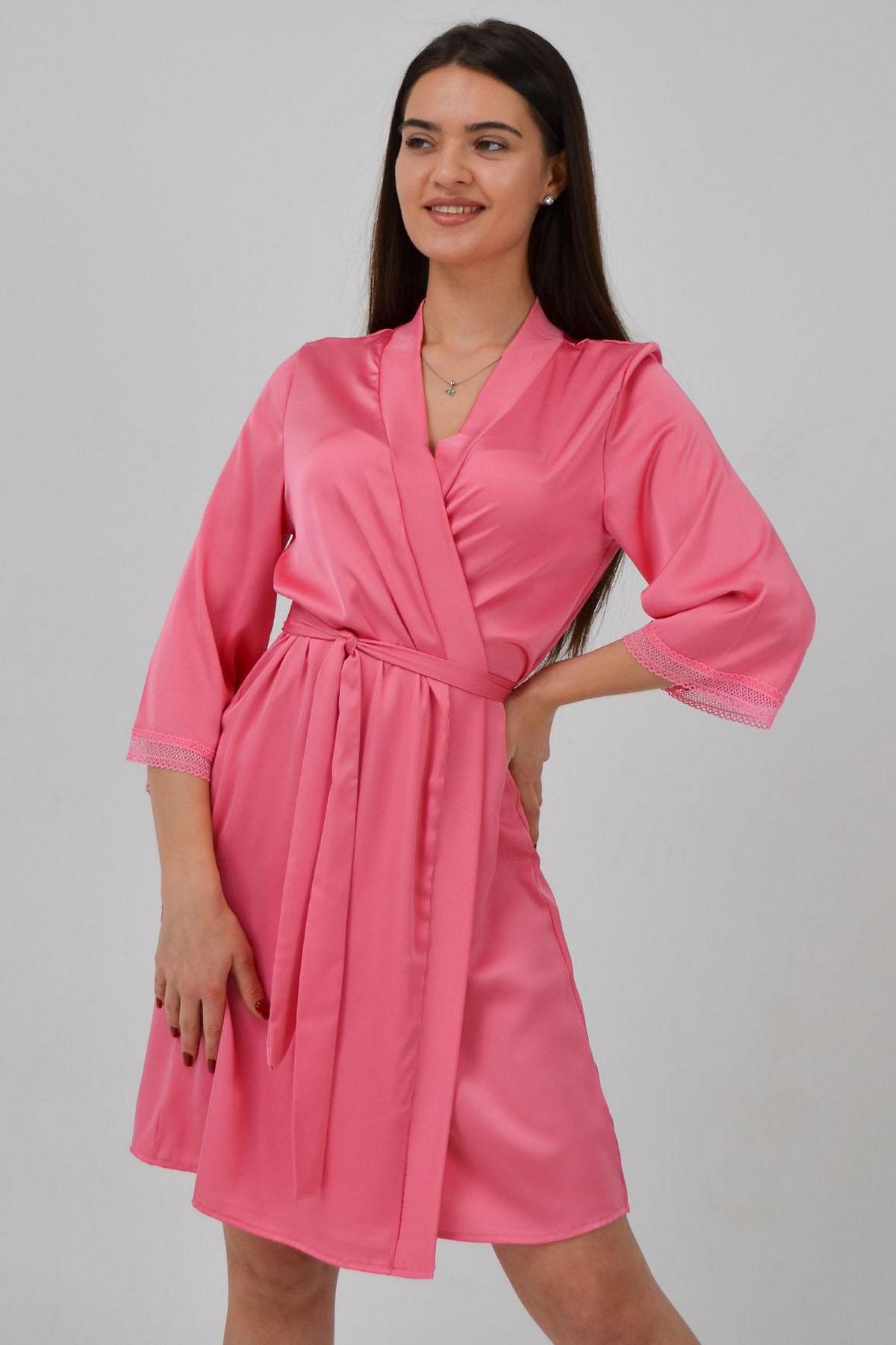 Атласный халат 1563/65024