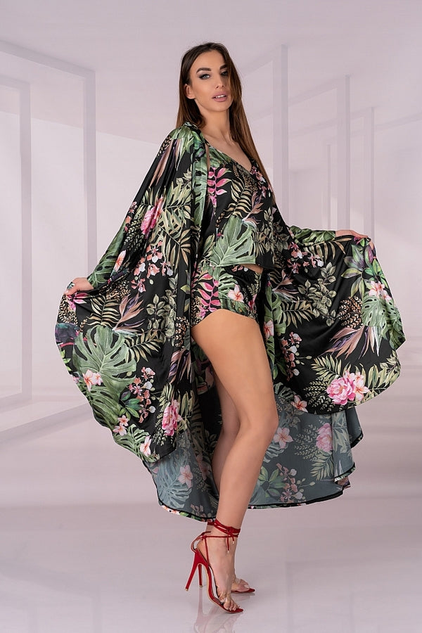 Атласный халат-кимоно Atenna
