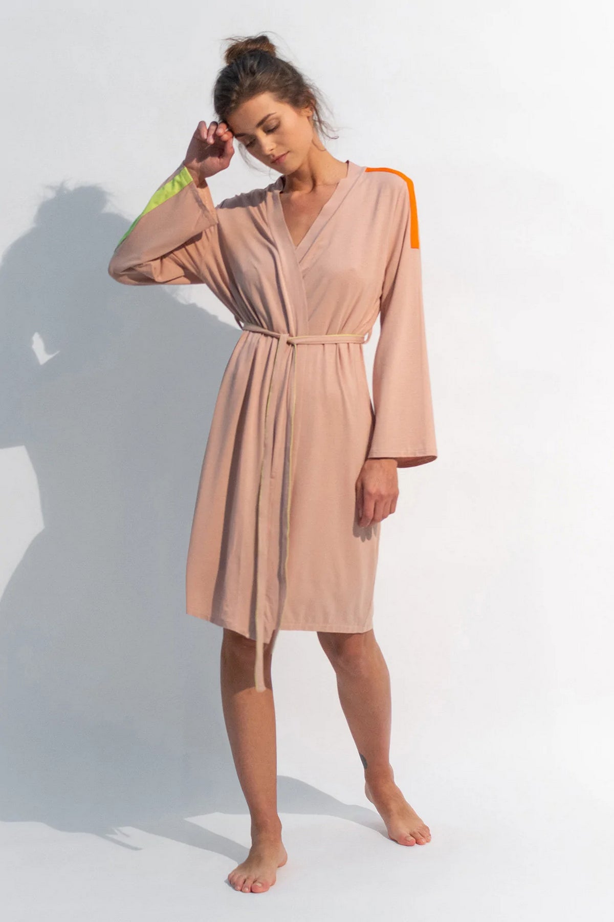 Халат из модала 211401-15 Lovely Break sand