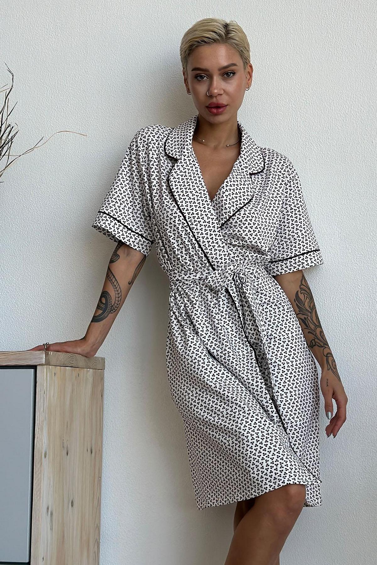 Хлопковый халат 1112/16100