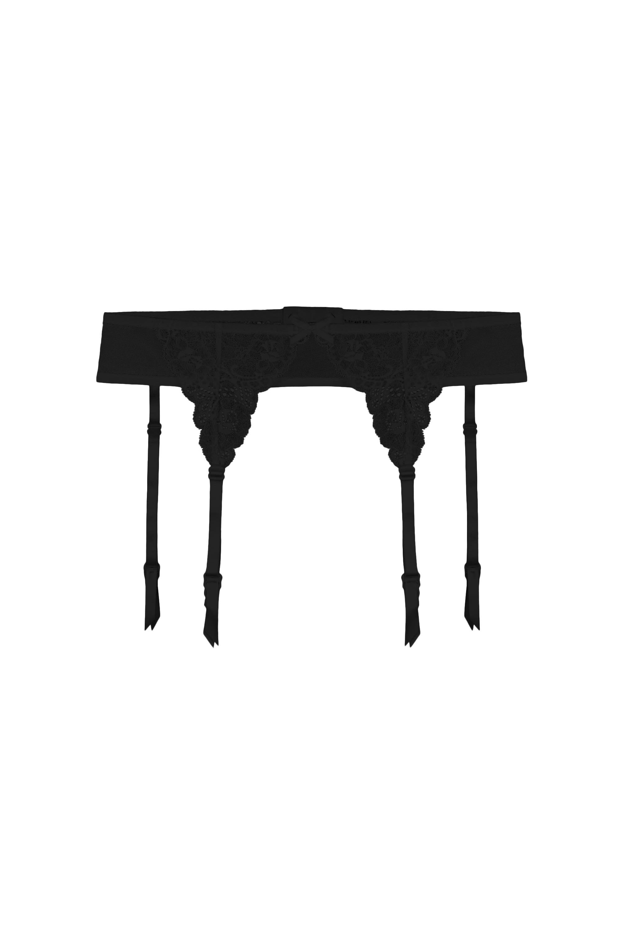 Пояс для чулок из тюля с кружевом Iris