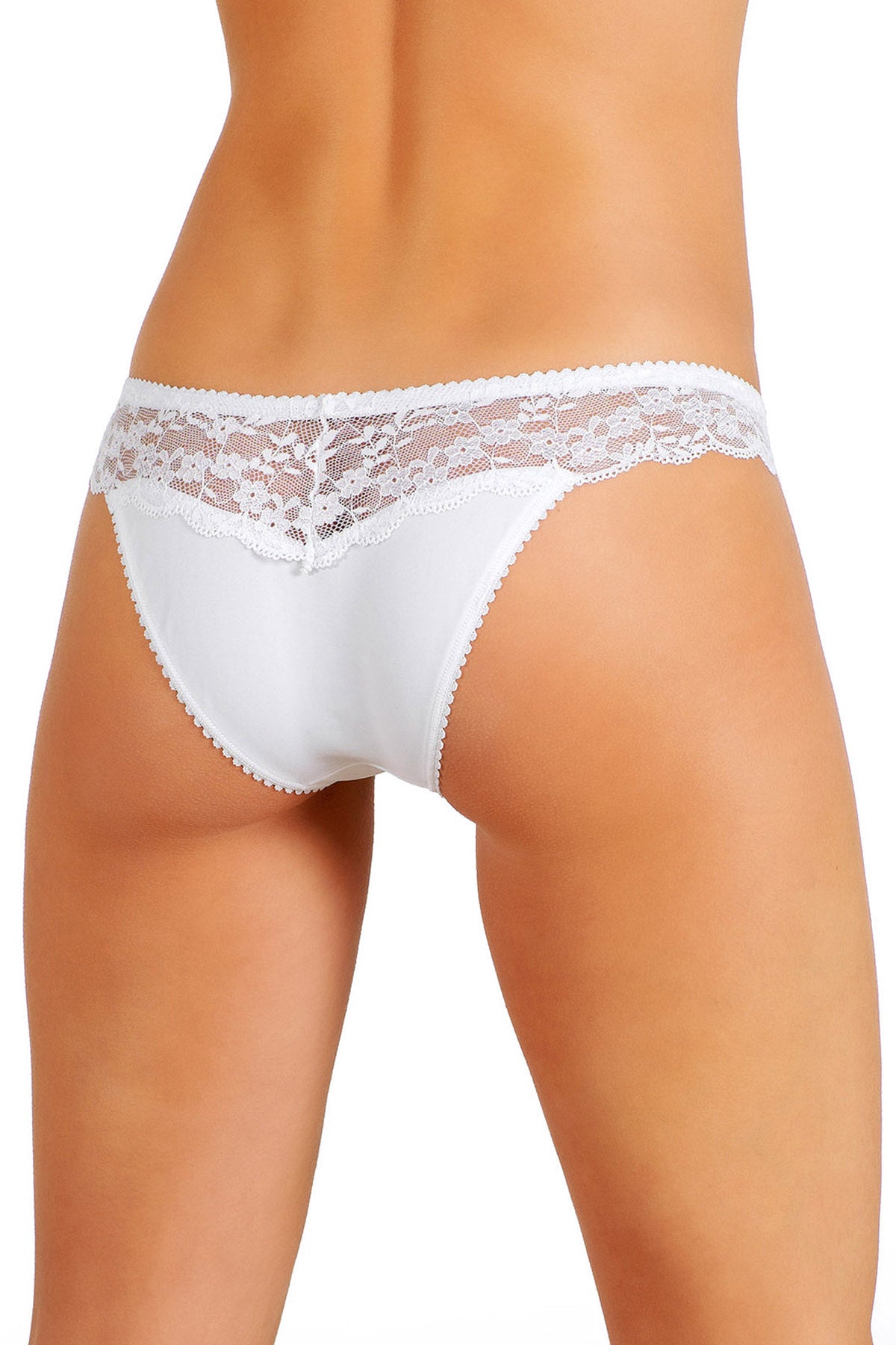 Трусики брифы с кружевом 1444