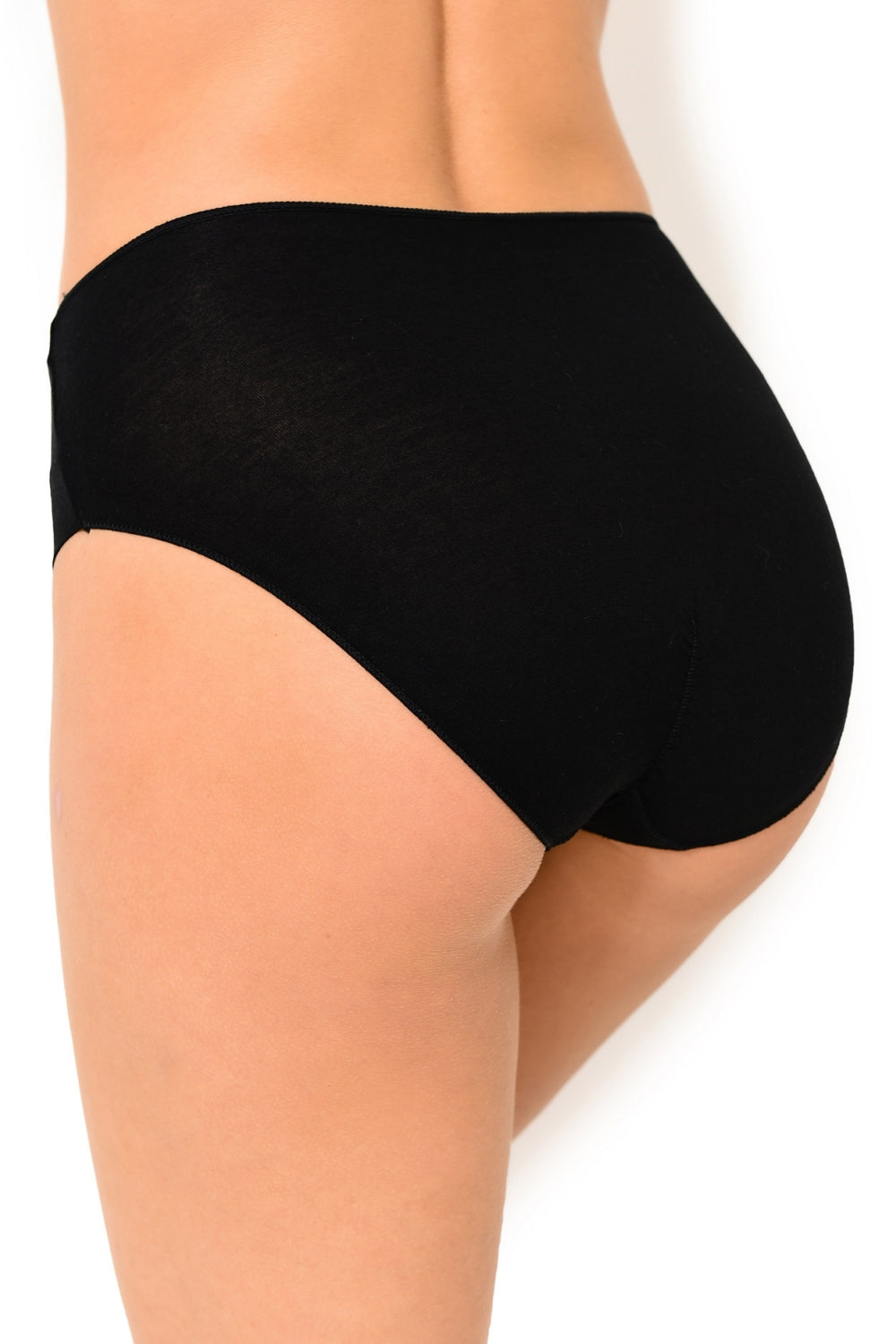 Высокие трусики слип 31394 Perfect Day Cotton black