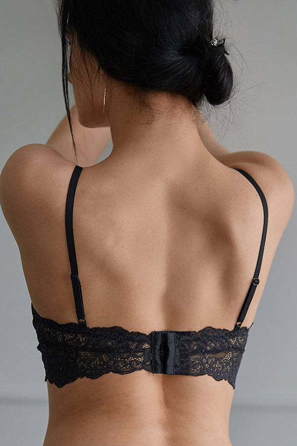 Мягкий бралет с кружевом 31926 black