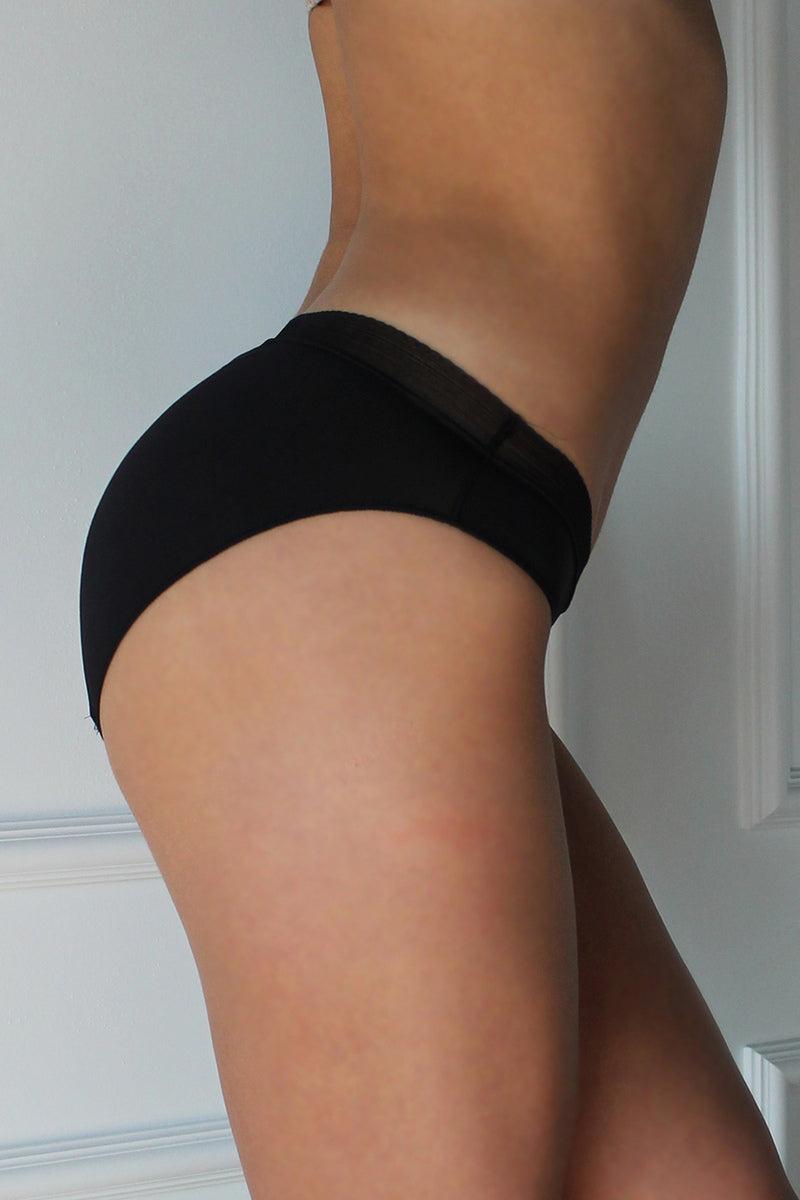 Трусики слип с кружевным поясом 32201