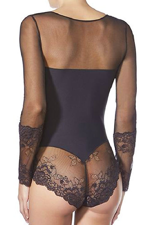 Боди с прозрачными рукавами 45266 greta