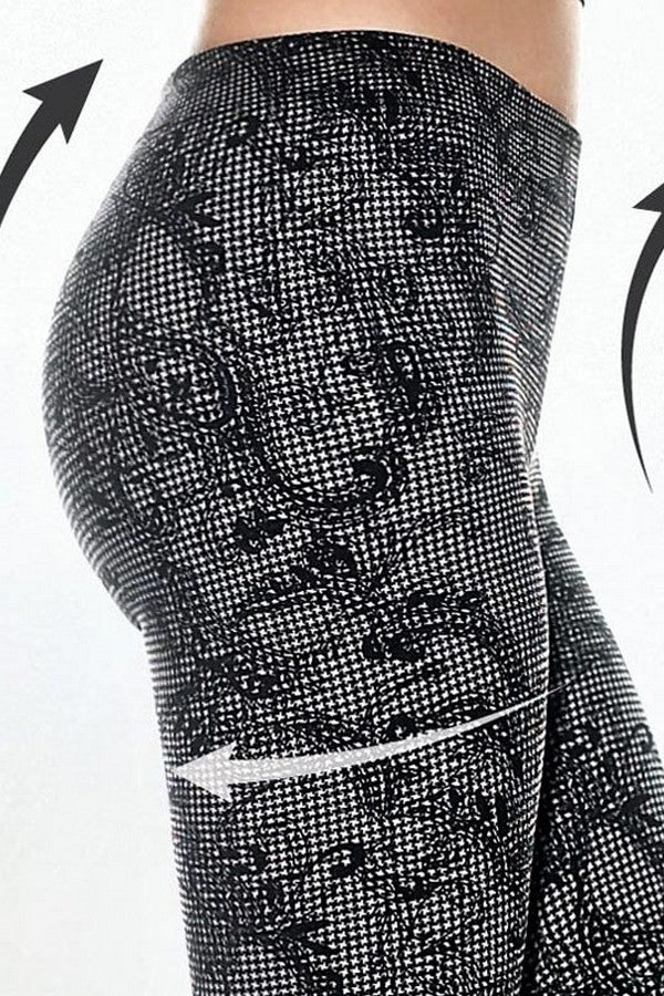 Легінси пуш-ап з принтом 20884 London