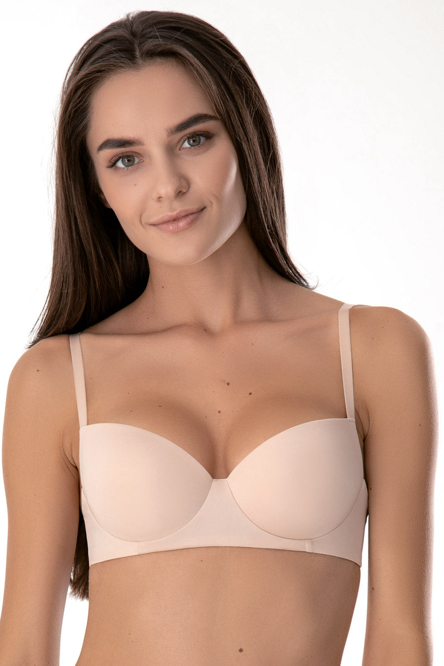 Бюстгальтер с плотными чашками 1002 Leia beige