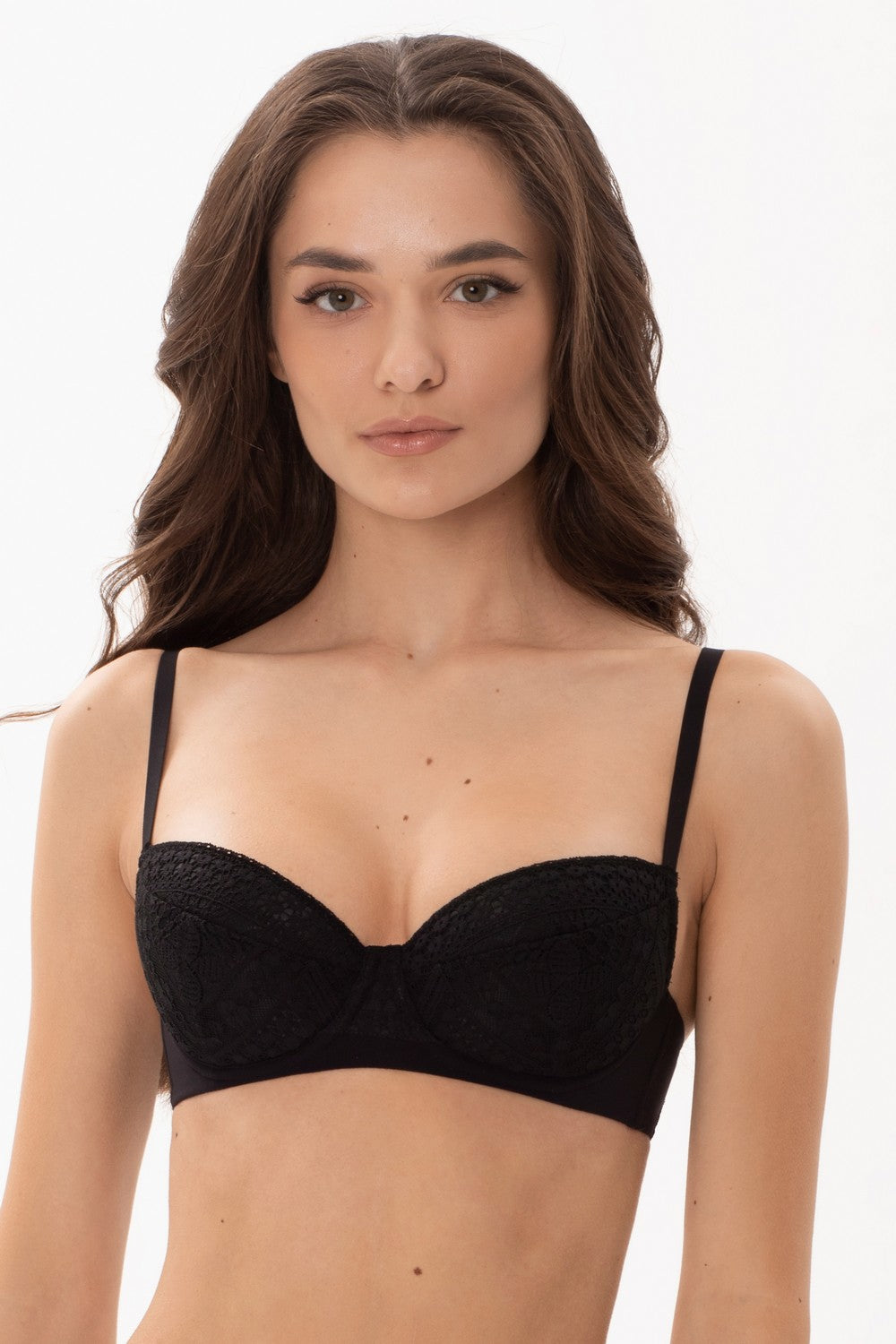 Бюстгальтер с вкладышами push-up 1205/70 Ilen black