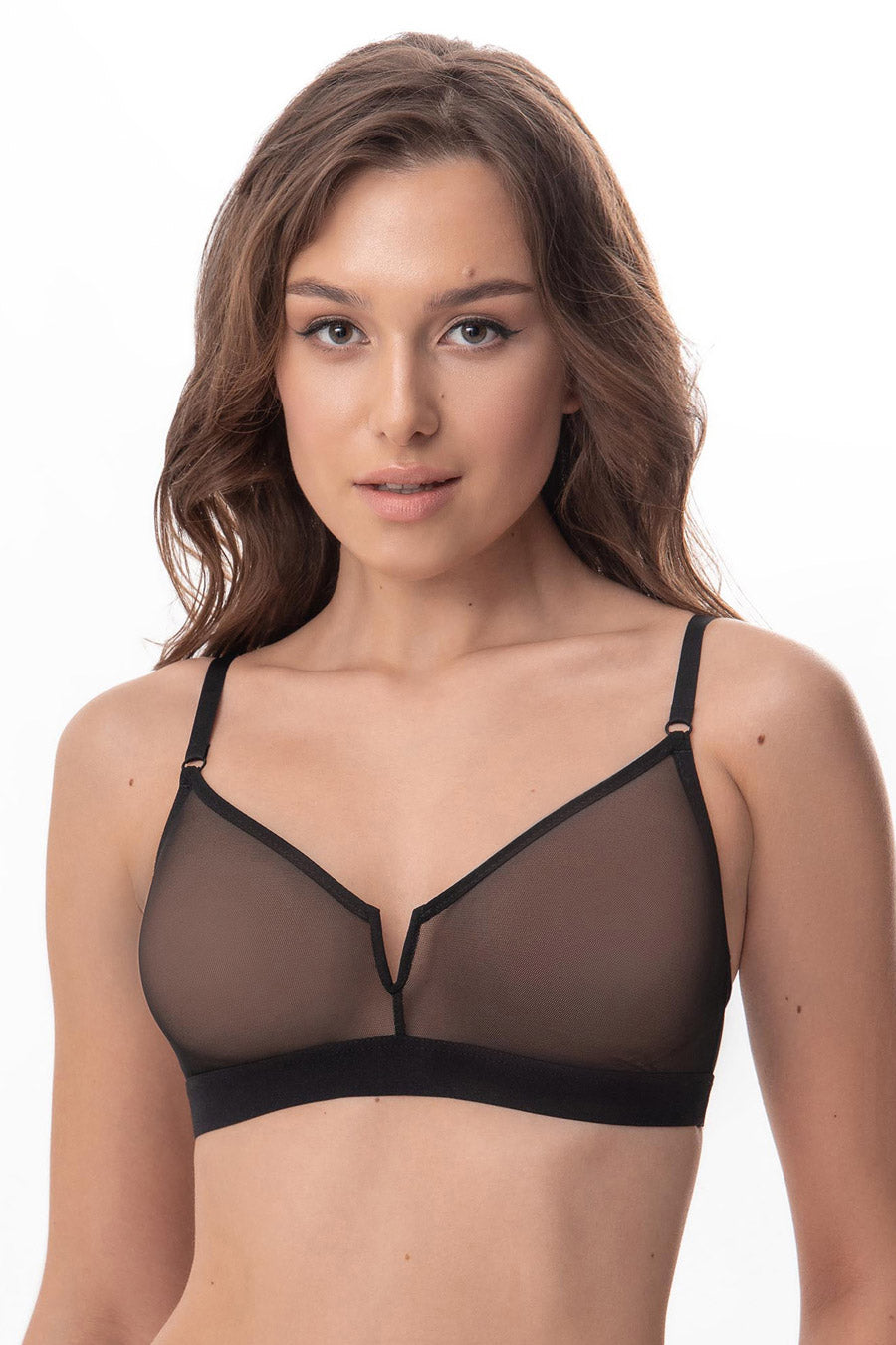 Мягкий бралет без косточек 1604/75 Emmi black