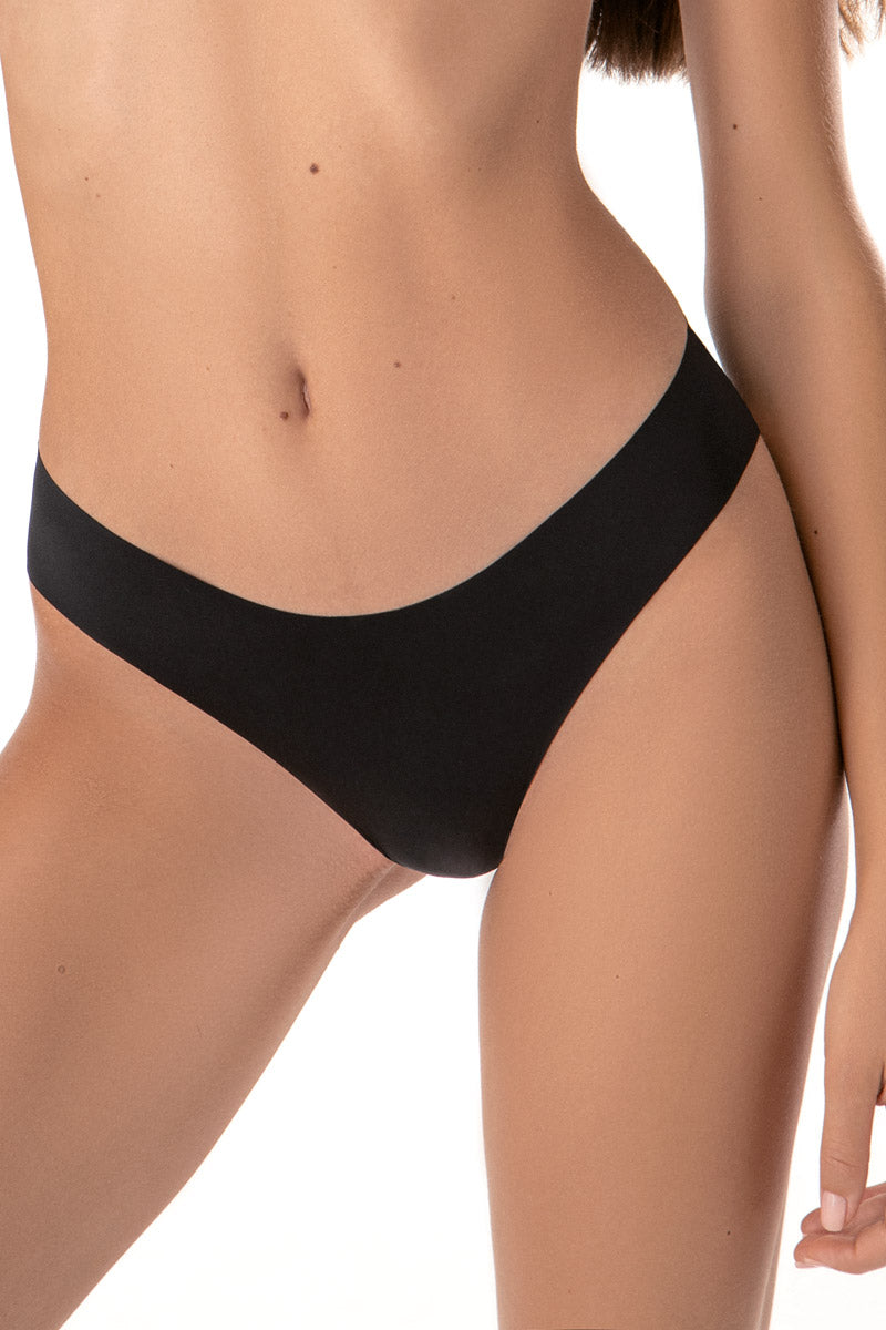 Бесшовные трусики слип 6204 Octavia black