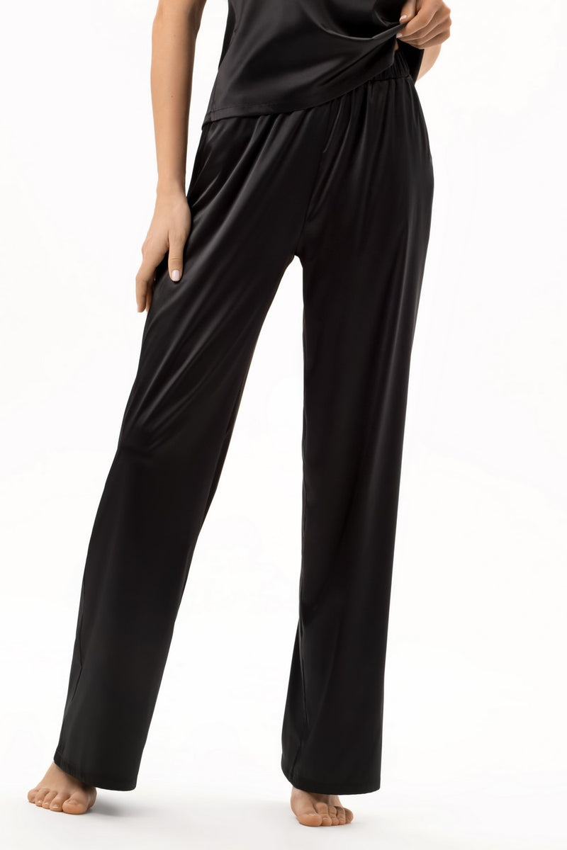Пижамные брюки из атласа 7402/84 Milana black