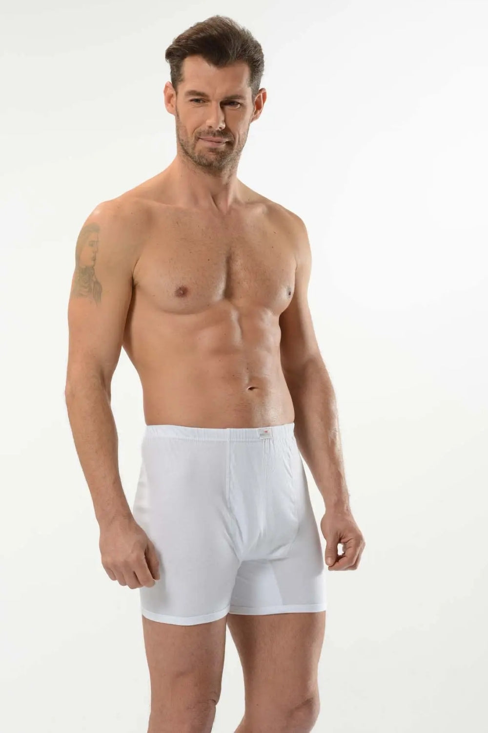 Мужские боксеры из хлопка 102 white
