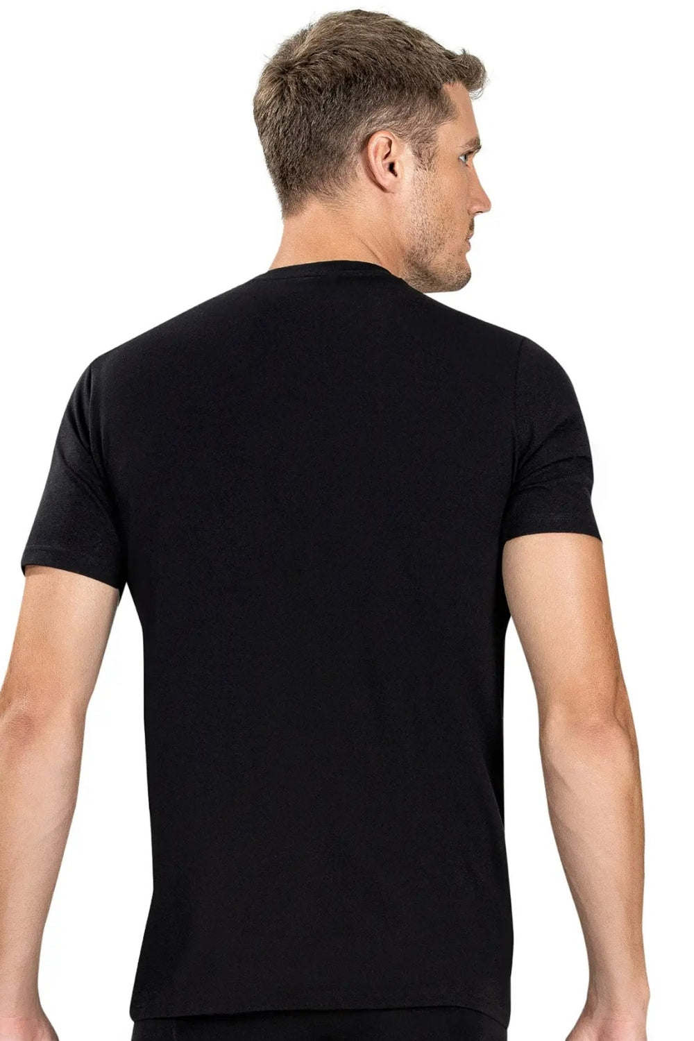 Мужская хлопковая футболка 111 black