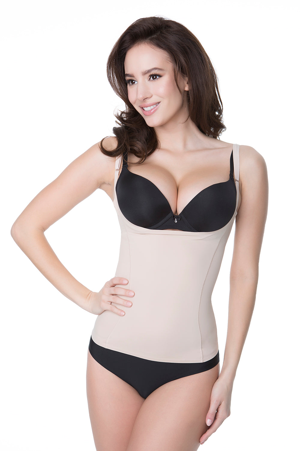 Утягивающая майка с открытой грудью 214