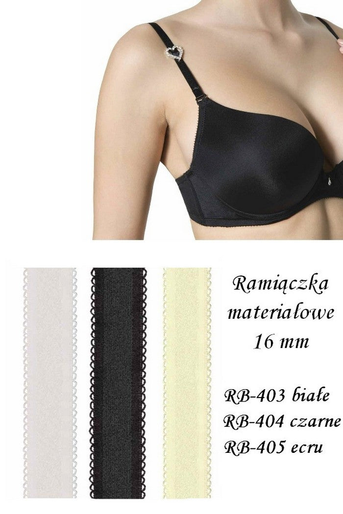 Тканевые бретели для бюстгальтера RB 403 16мм