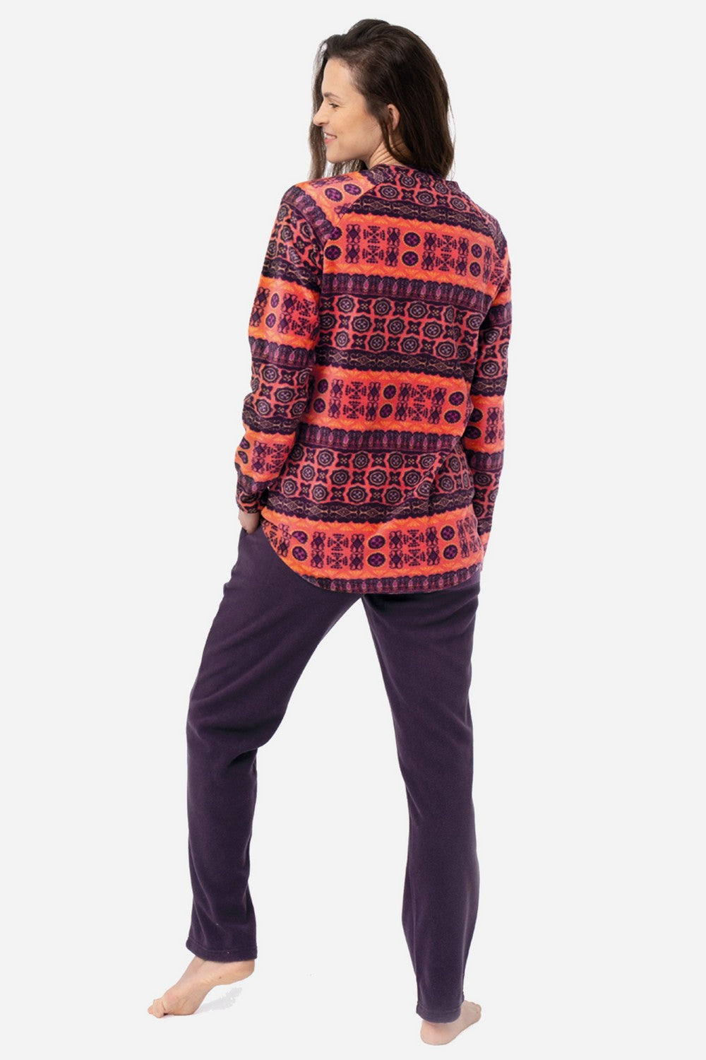 Флисовый комплект с узором LHS 376 B23