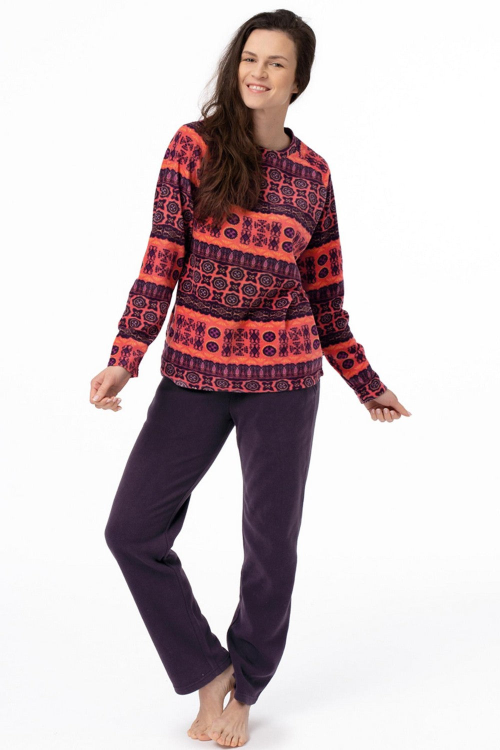 Флисовый комплект с узором LHS 376 B23