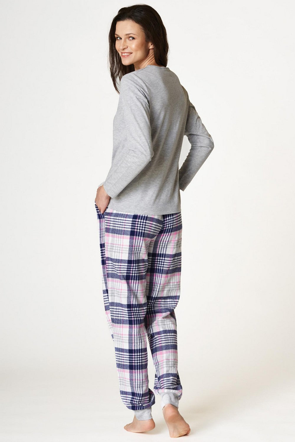 Хлопковая пижама с принтом LNS 446 B22