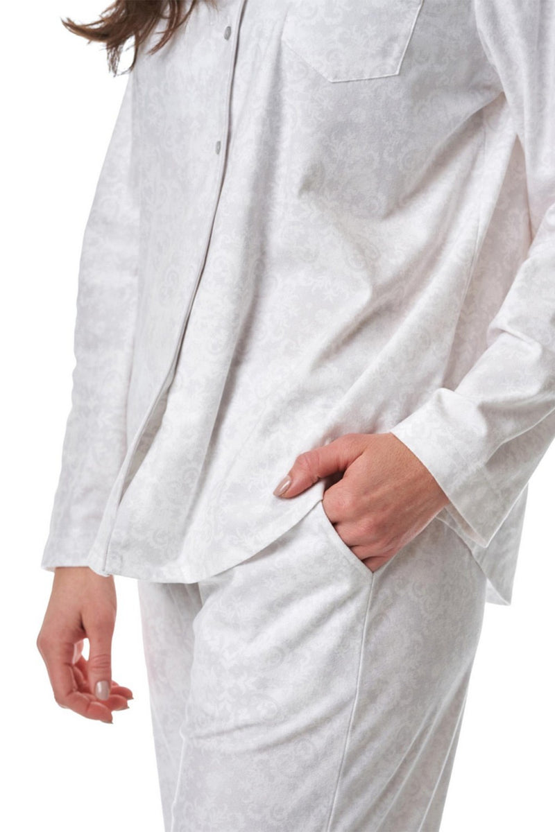Фланелевая пижама на пуговицах LNS 818 B23