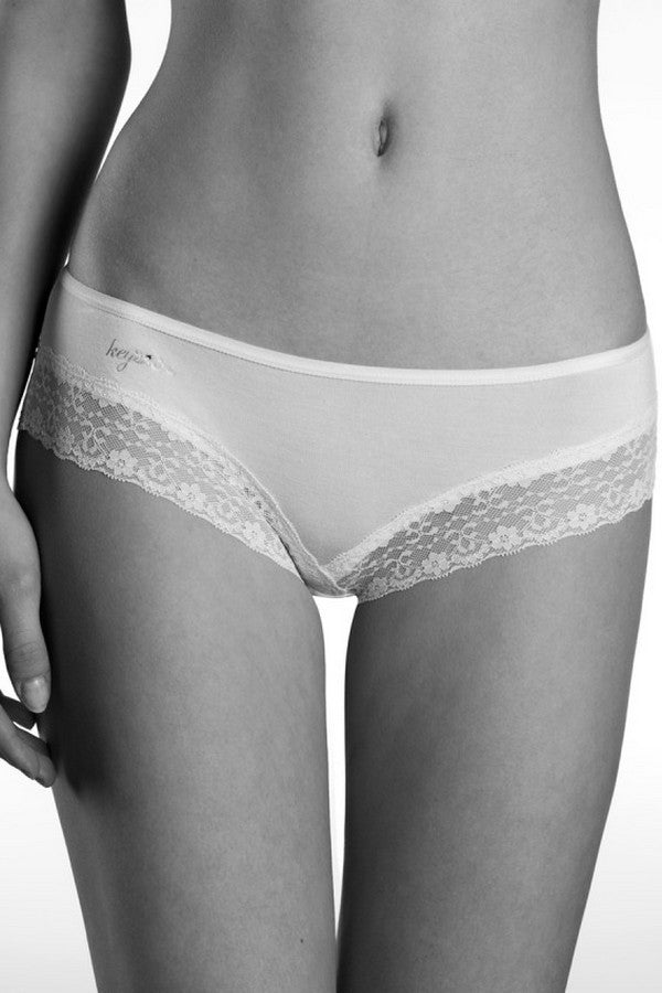 Трусики слип из вискозы с кружевом LPB 015 (2 шт.)
