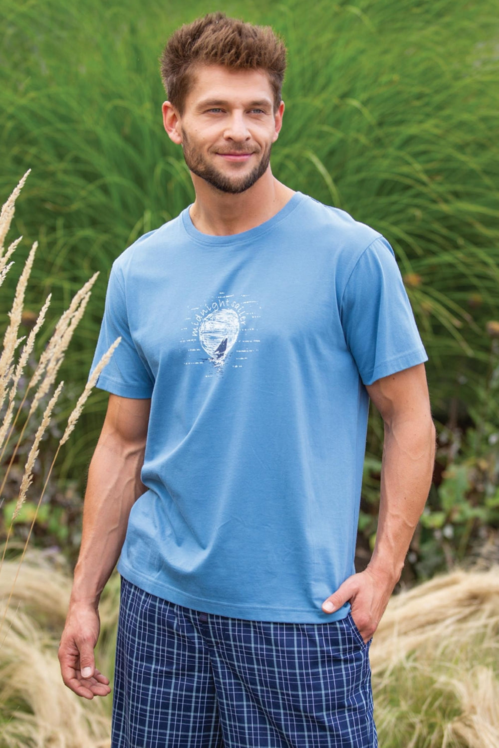 Мужская пижама из хлопка МNS 252 A23