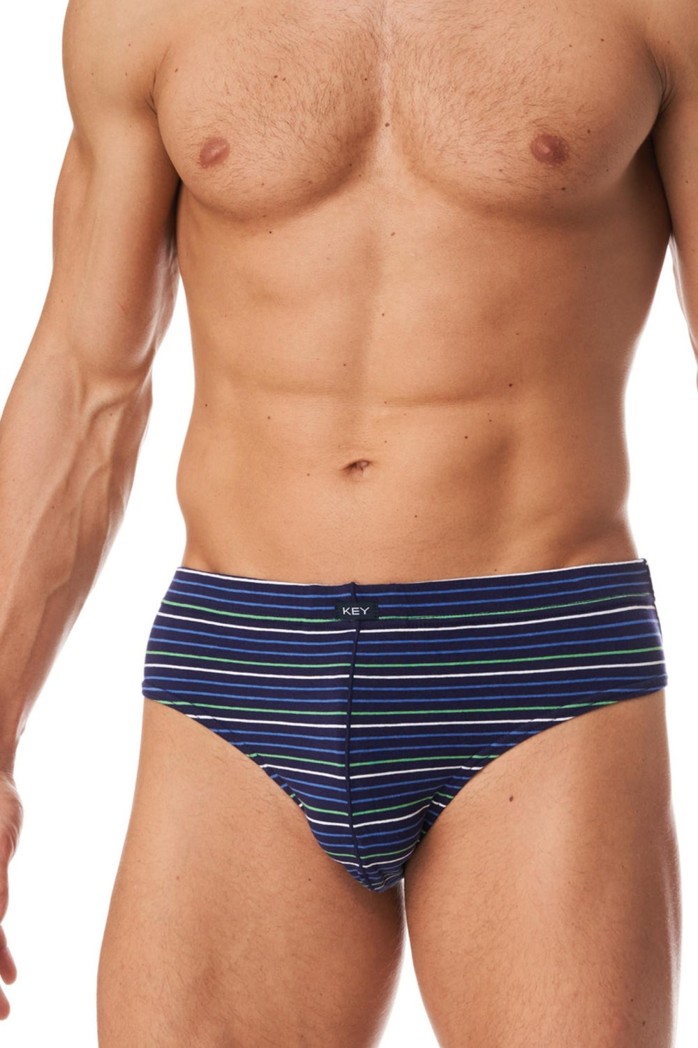 Чоловічі труси сліпи у смужку MPP 391 A23 (2 шт.) multicolor