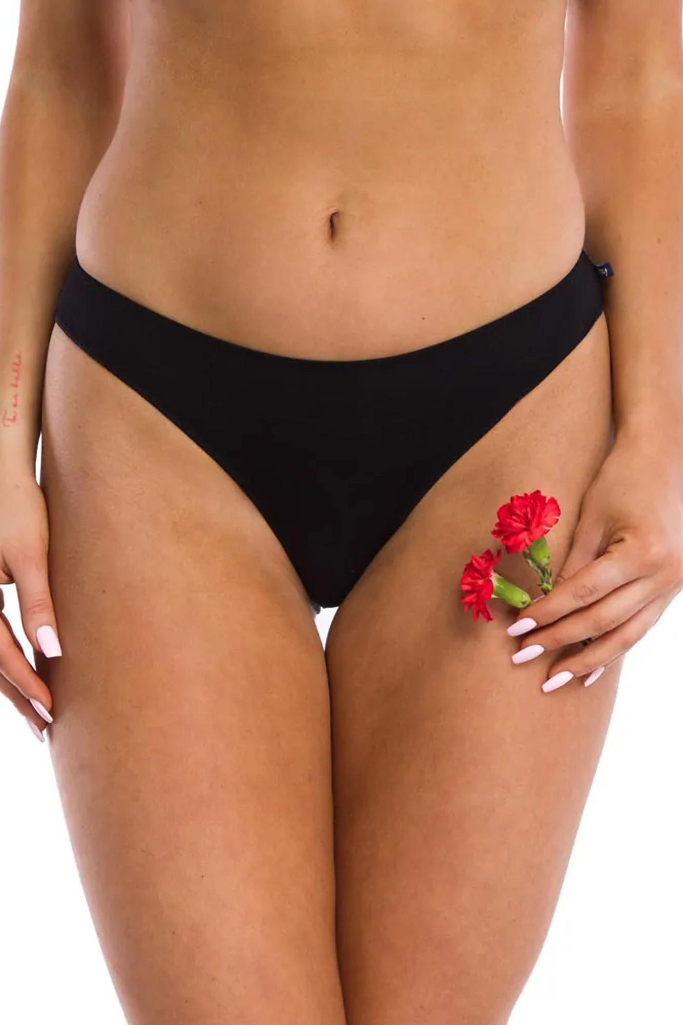 Бамбуковые трусики слип LPR 001 black (2 шт.)