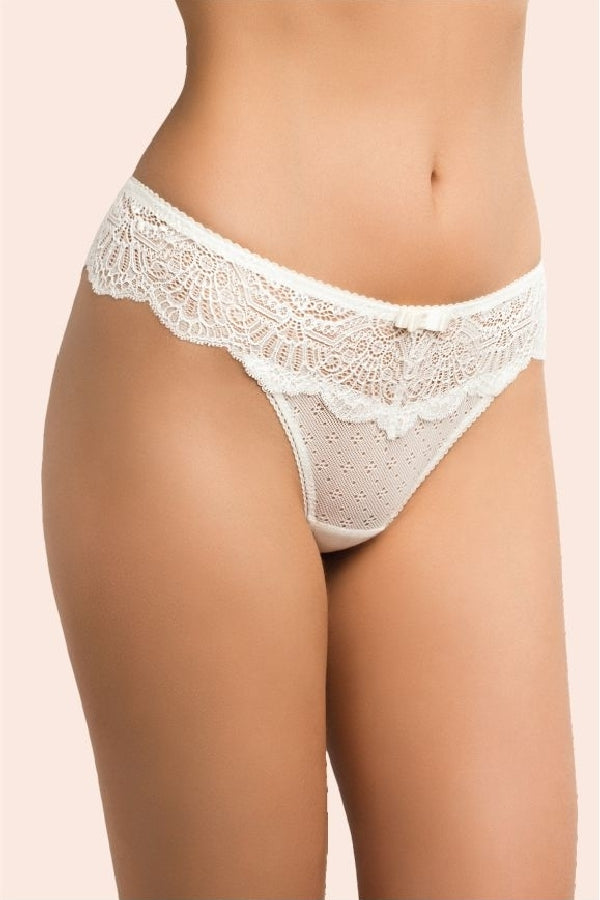 Трусики стринг с кружевом 088 L Nika