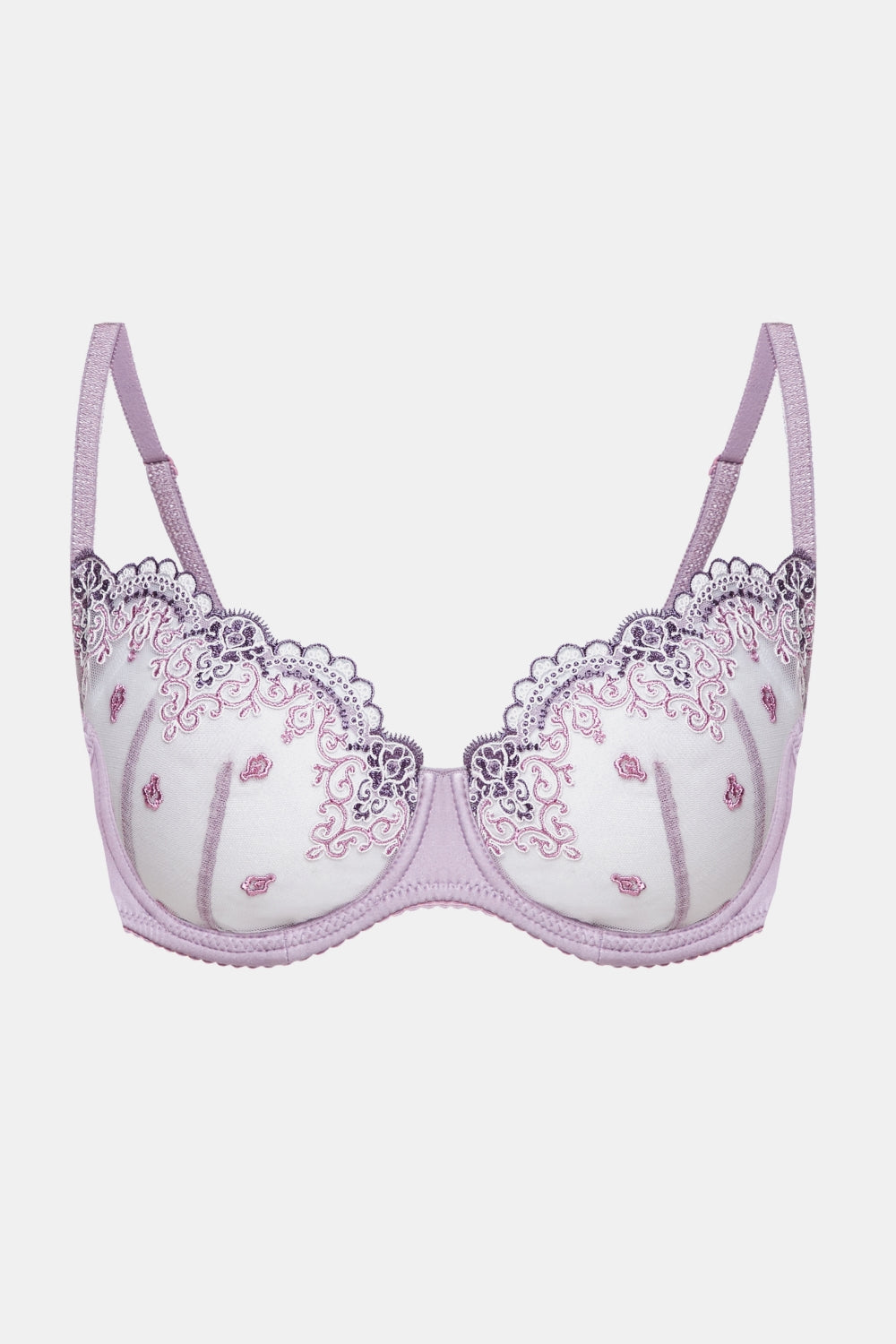 Мягкий бюстгальтер с кружевом 3092 Sonata lilac mist