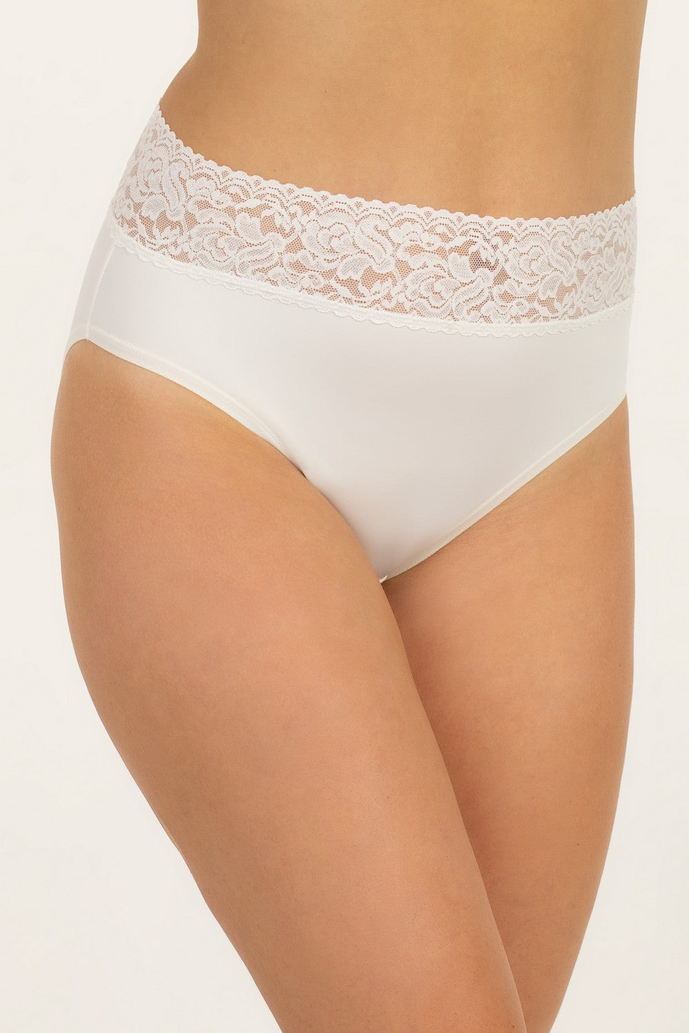 Высокие трусики слип 3151 ML Magda antique white