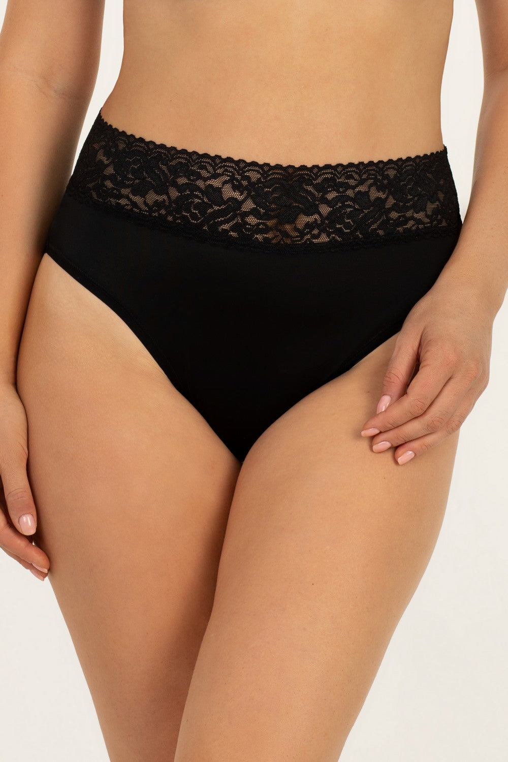 Высокие трусики слип 3151 ML Magda black