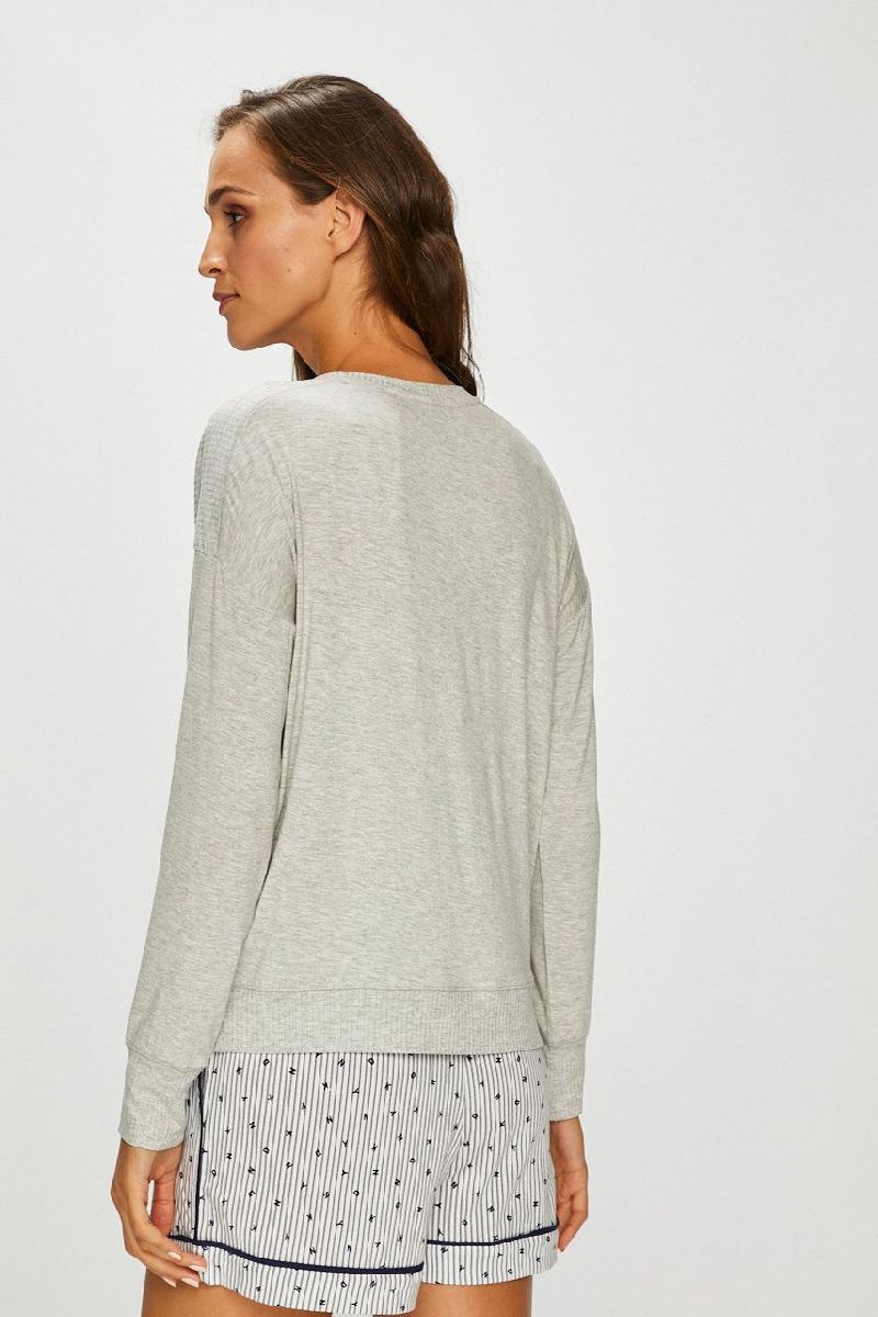 Лонгслів з віскози YI3419330/37 grey