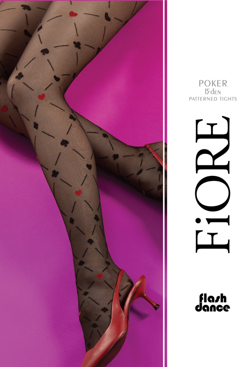 Колготки с принтом Poker G6080 15d