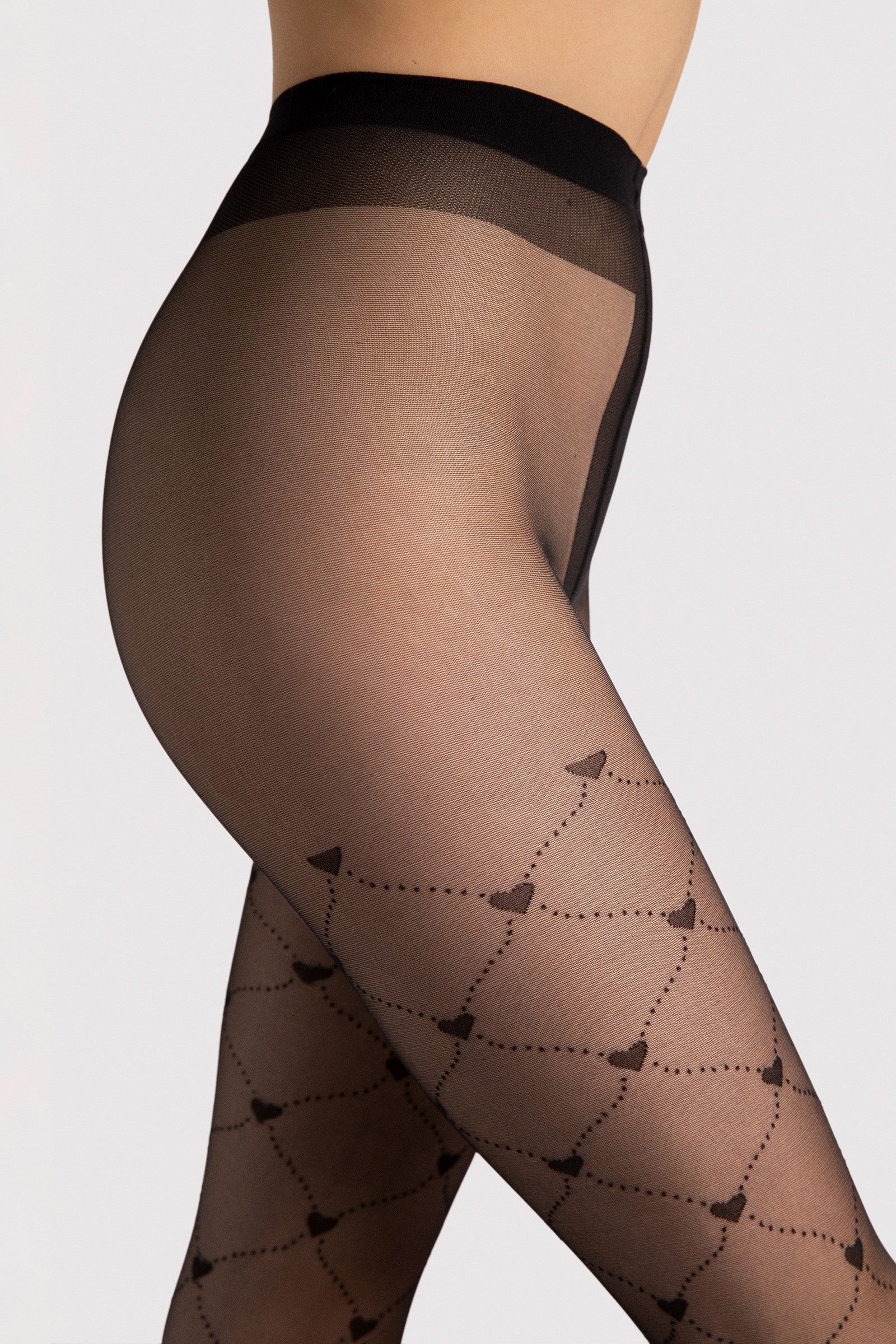 Колготки с сердцами The Royal G6090 20d